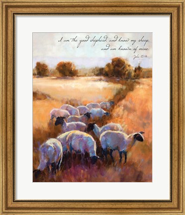 Framed Good Shepherd Print