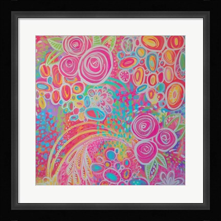 Framed Florals Print