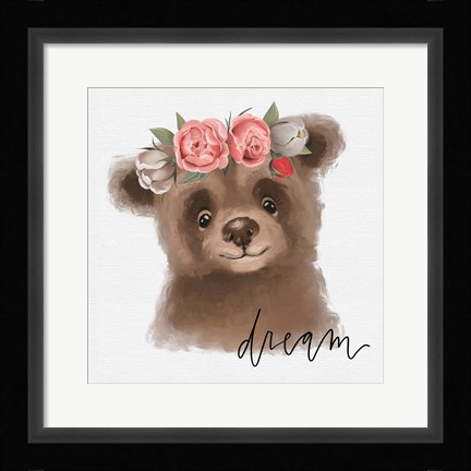 Framed Dream Bear Print