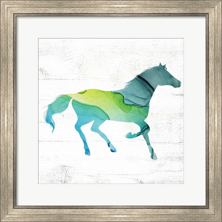 Framed Horse IV Print