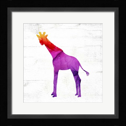 Framed Giraffe Print