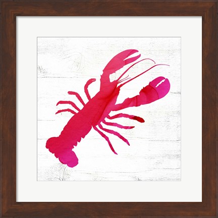 Framed Lobster Print