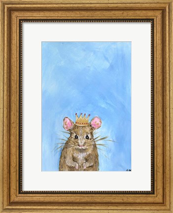 Framed King Mouse Print