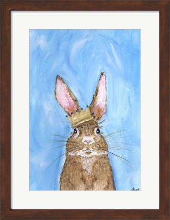 Framed King Rabbit Print