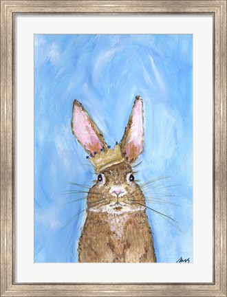 Framed King Rabbit Print