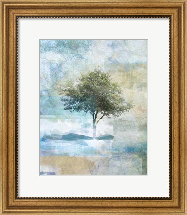 Framed Tree Abstract II Print