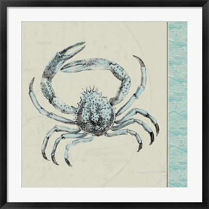 Framed Crab Print