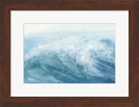 Framed Waves I Print