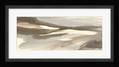 Framed Sand and Stone Print