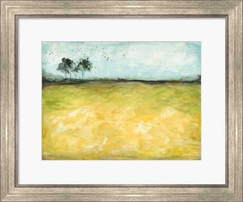 Framed Over the Meadow Print