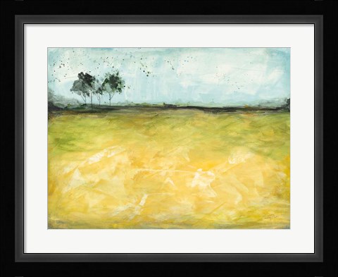 Framed Over the Meadow Print