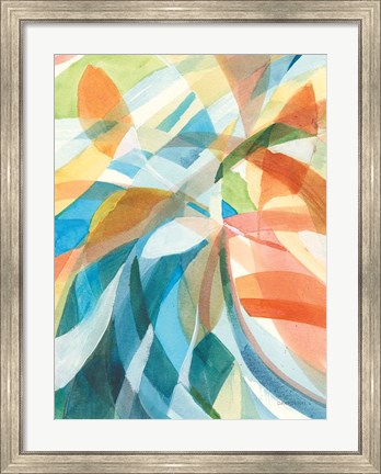 Framed Colorful Abstract I Print