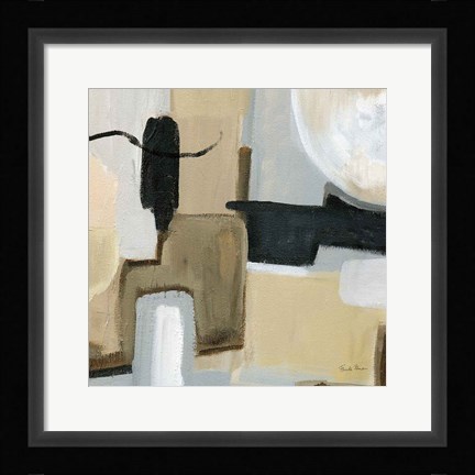 Framed Earthy Abstract I Print