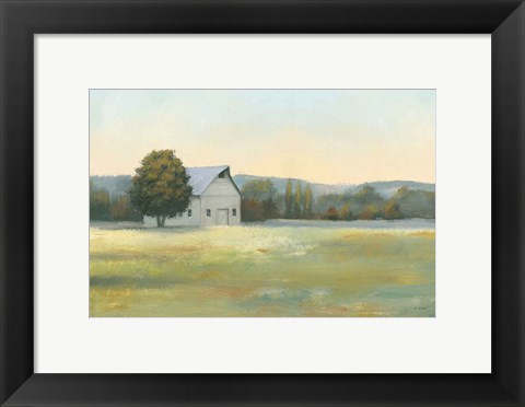 Framed Morning Meadows II Print