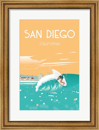 Framed San Diego Print
