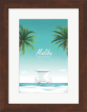 Framed Malibu Print