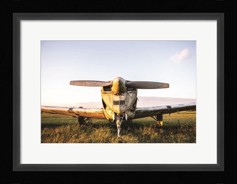 Framed Last Flight I  Hold Print