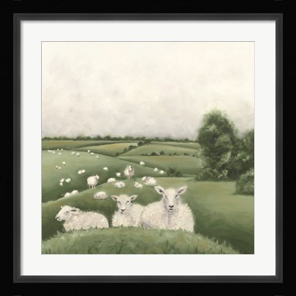 Framed Down on the Farm II Print