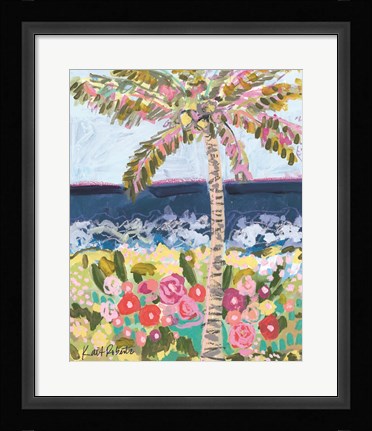 Framed T is for Tropics Print