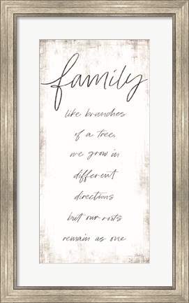 Framed Family - Like Branches of a Tree Print