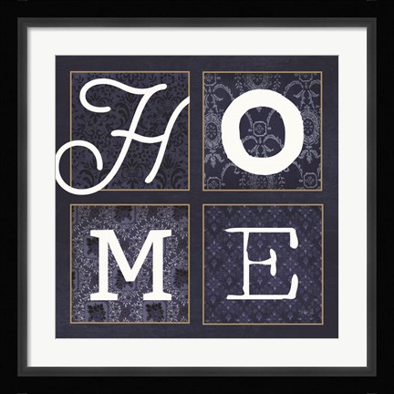 Framed HOME Squared Print