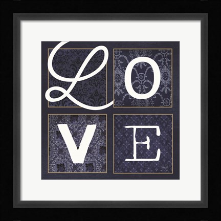 Framed LOVE Squared Print