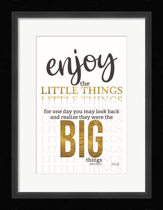 Framed Big Things Print