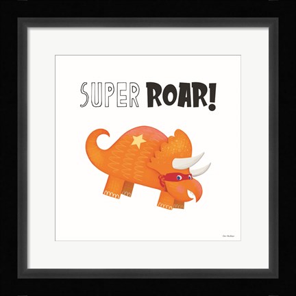 Framed Super Roar Print
