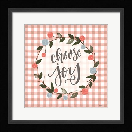 Framed Choose Joy Print