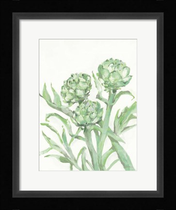 Framed Artichokes Print