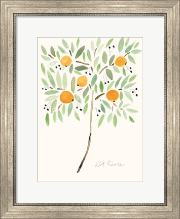Framed Fruit at the Top of the Tree Print