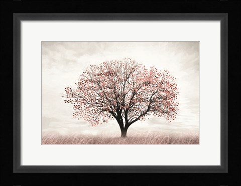 Framed Rose Gold Tree Print
