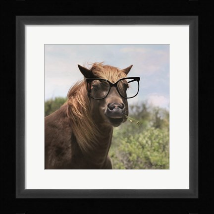 Framed Let Your Horse Do the Thinking Print