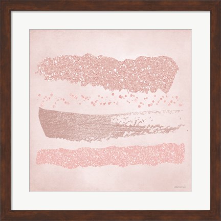 Framed Pink Glitter I Print