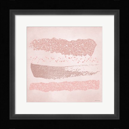 Framed Pink Glitter I Print