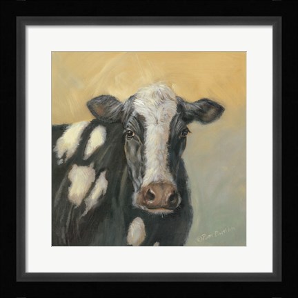 Framed Pretty Cow Print
