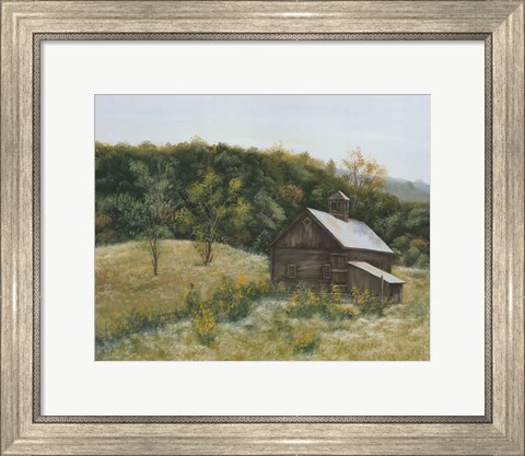 Framed Barn in Vermont Print