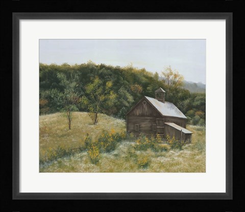 Framed Barn in Vermont Print