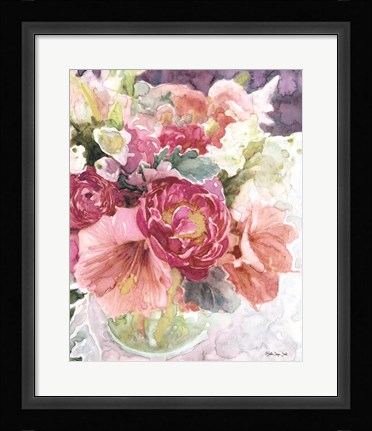 Framed Garden Vase Print