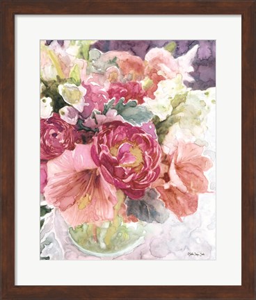 Framed Garden Vase Print