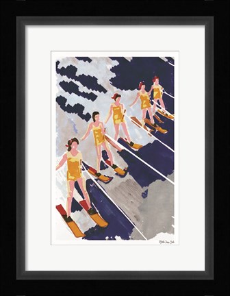Framed Water Ski Show 1 Print