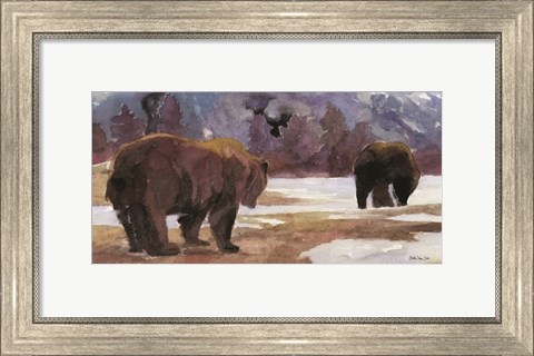 Framed Montana Bears Print