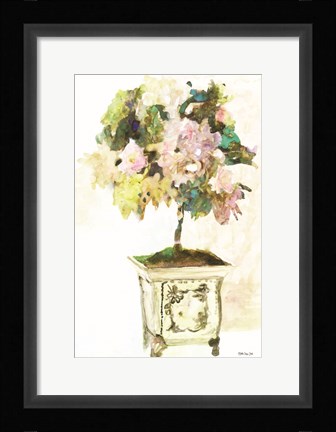 Framed Topiary in Antique Vase Print