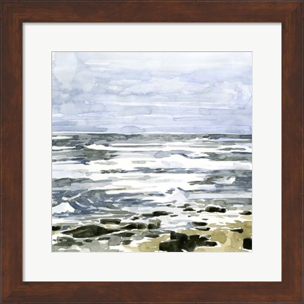 Framed Loose Seascape II Print