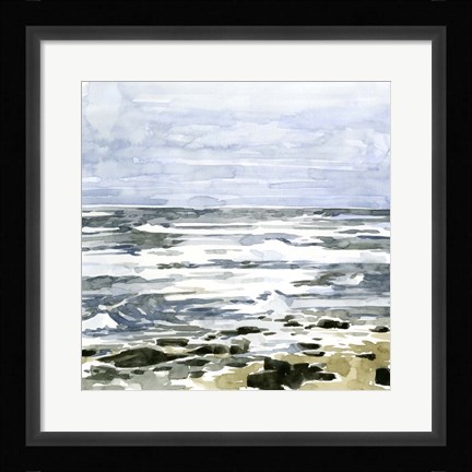 Framed Loose Seascape II Print