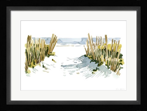 Framed Beach Impressions II Print