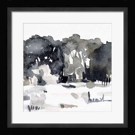 Framed December Landscape II Print