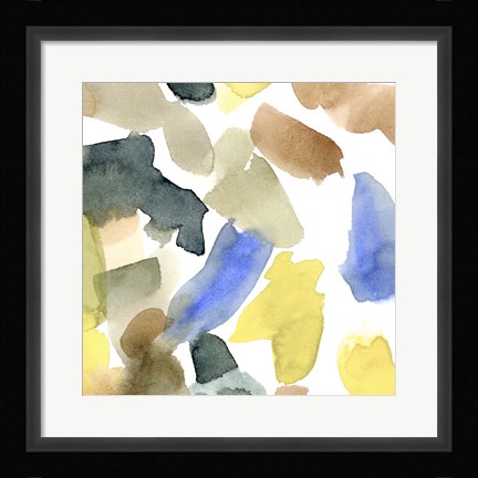 Framed Watercolor Palette II Print