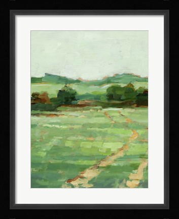 Framed Farm Road I Print