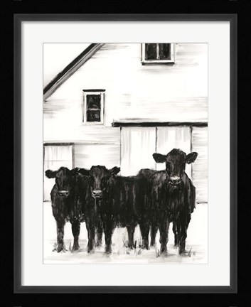 Framed Standing Around I Print